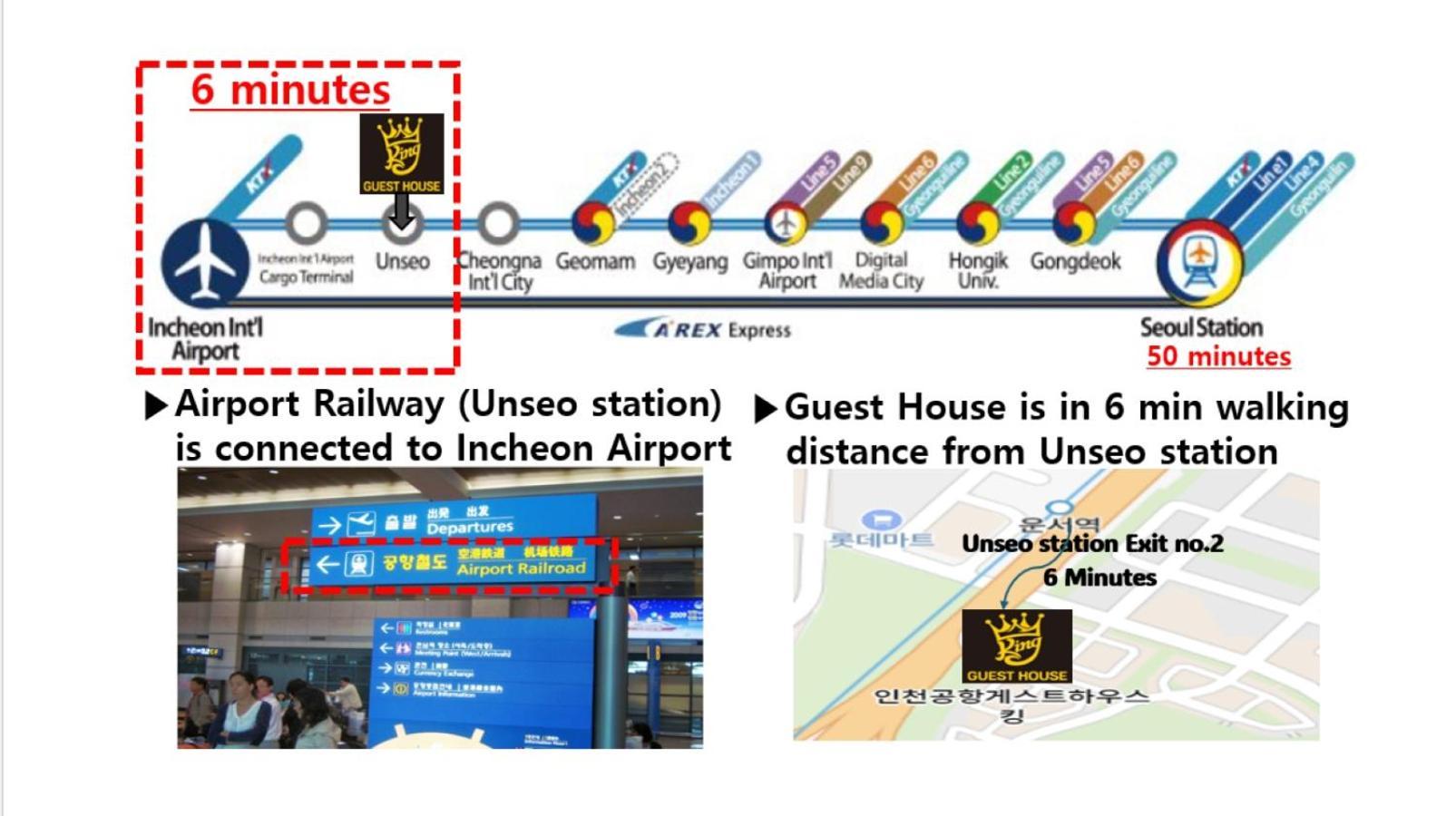 Incheon Airport Guest House King Dış mekan fotoğraf